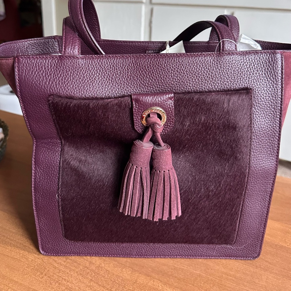 Kate Spade “Kassandra” Sequoia Avenue Satchel – Deep Plum (513) - Picture 5 of 9